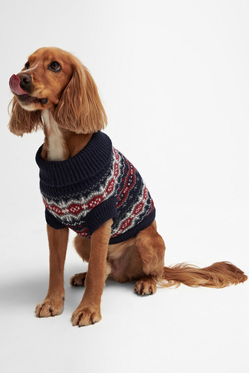 An image of the Barbour Fairisle Dog Jumper