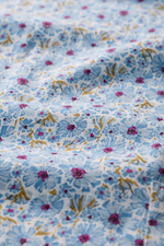 An image of the Seasalt Gypsophilia Notch Neck Top in the colour Shaded Flowers Chalk.