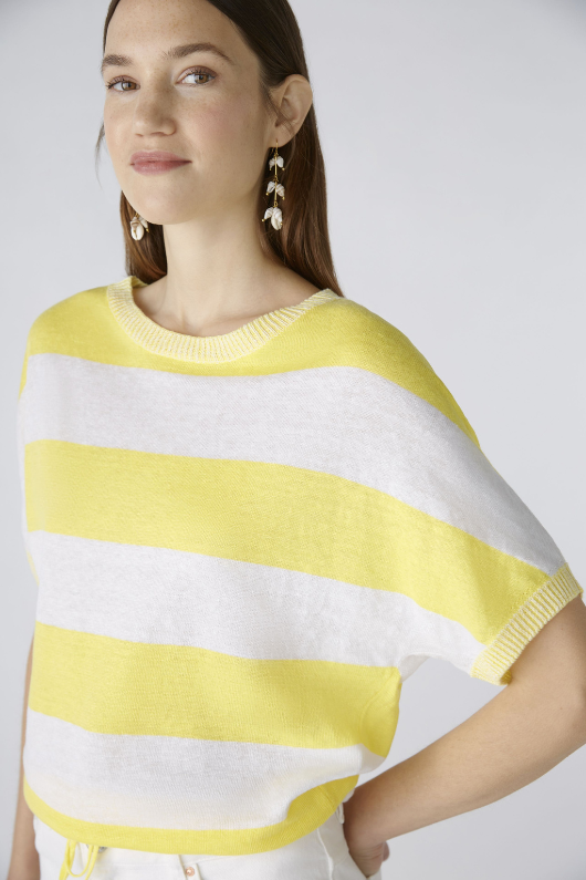 An image of the Oui Block Stripe Jumper