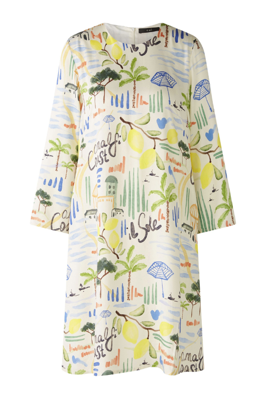An image of the Oui Multi Print Shift Dress