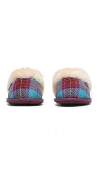 Pippa Faux Fur Lined Harris Tweed Mule
