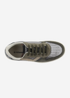An image of the Victoria Madrid Metallic & Suede Trainer