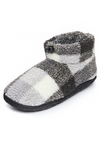 An image of the Bedroom Athletics Neeson Shorter Length Check Sherpa Slipper Boots