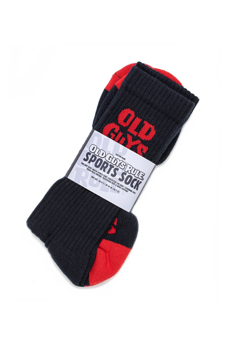 Stacked Logo Sports Sock