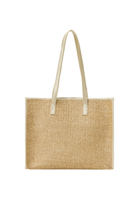 An image of the Every Other Straw Box Tote Bag