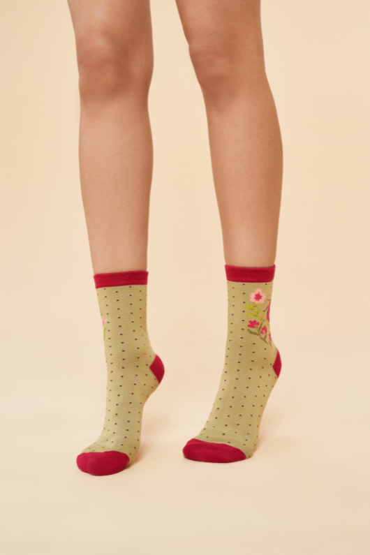 An image of the Powder Ankle Socks