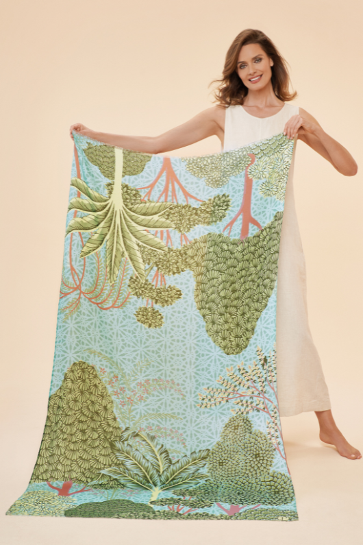 An image of the Powder Printed Scarf