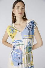 An image of the Oui Multi Print Dress
