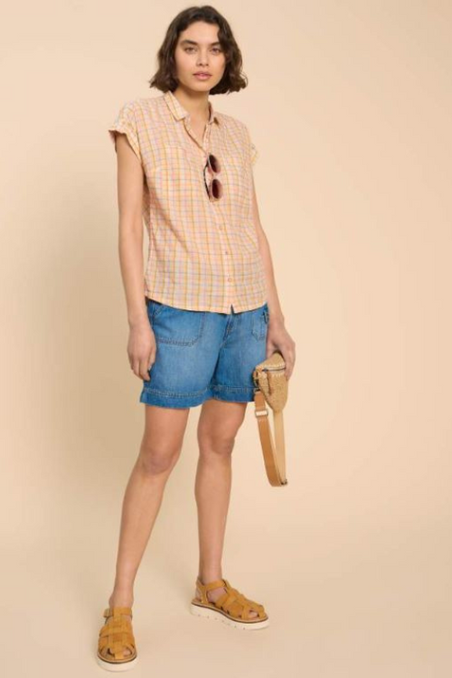 An image of the White Stuff Ellie Check Shirt
