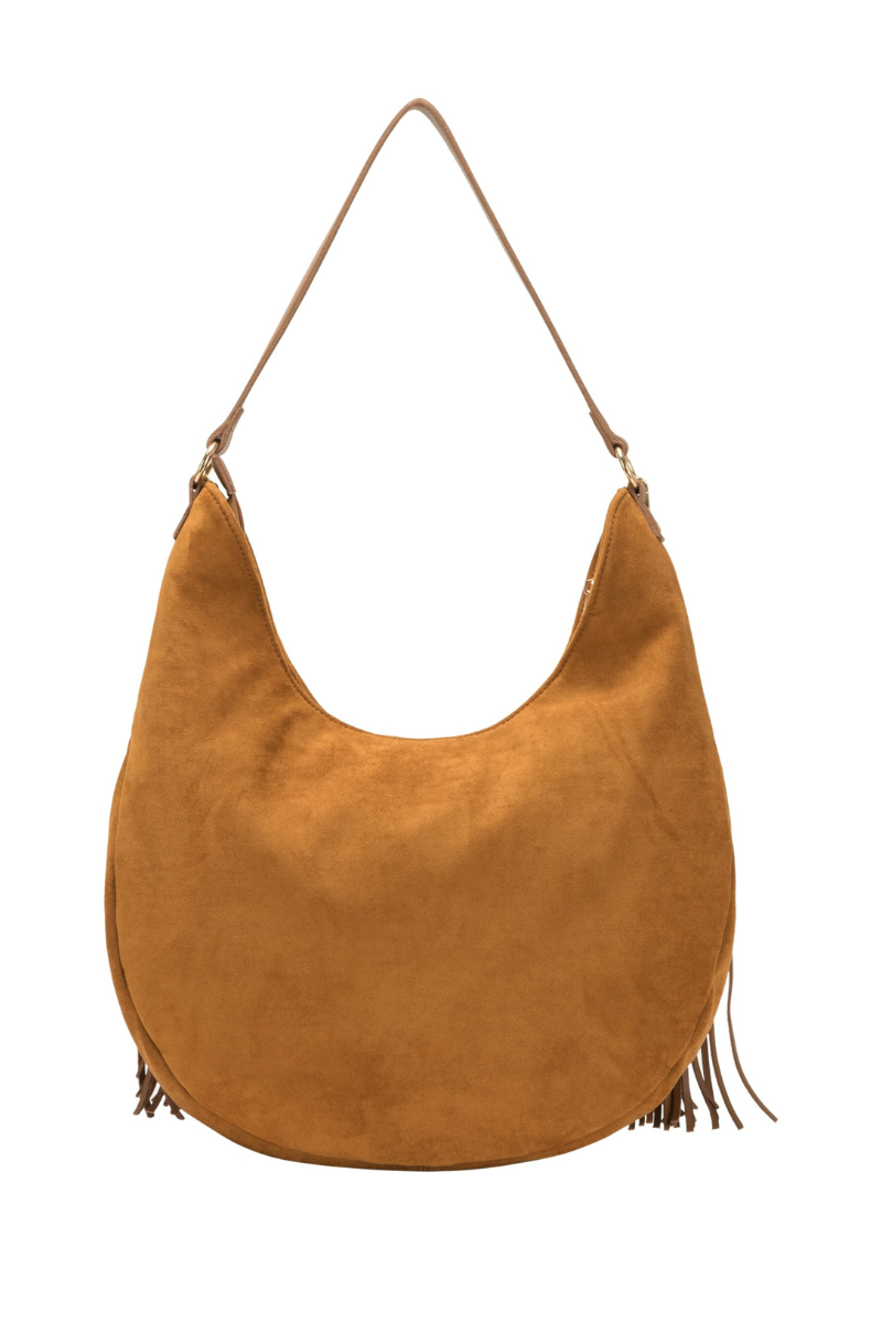 An image of the Every Other Large Scoop Top Tassle Bag