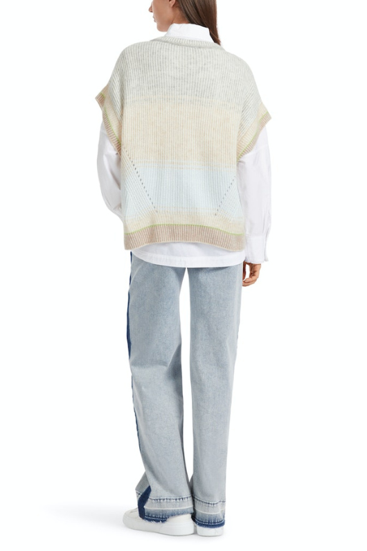An image of the Marc Cain Wool, Cashmere Mix Knitted Vest