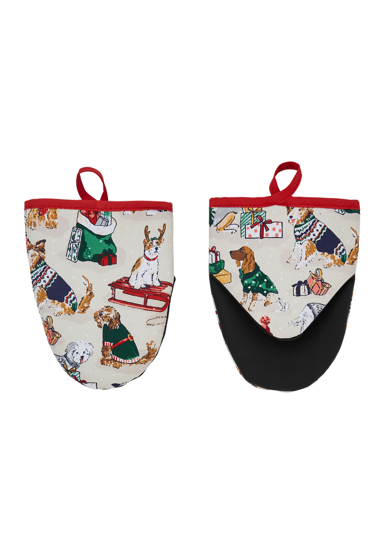 An image of the Ulster Weavers Merry Mutts Natural Microwave Mitts