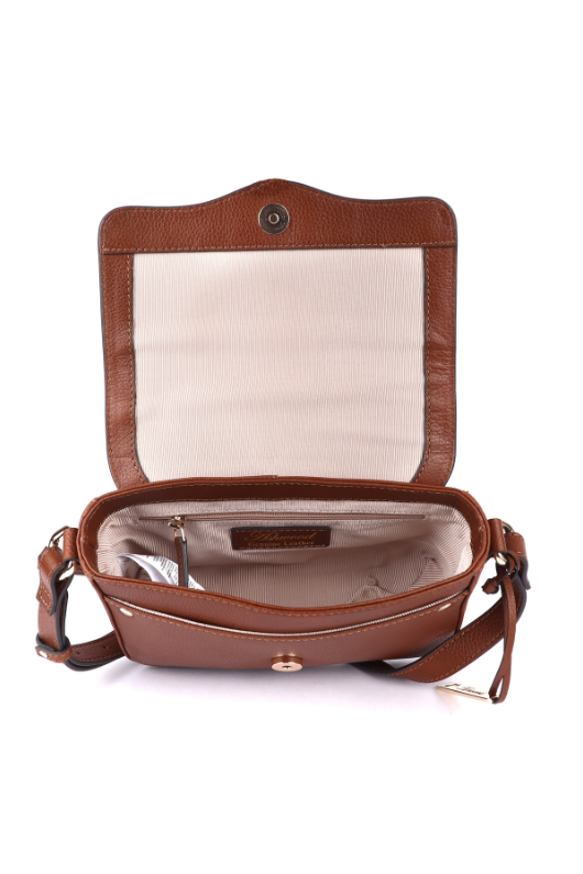 An image of the Ashwood Leather Leather Crossbody Bag
