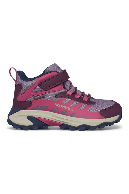 An image of the Merrell Big Kid's Moab Speed Mid 2 A/C Waterproof