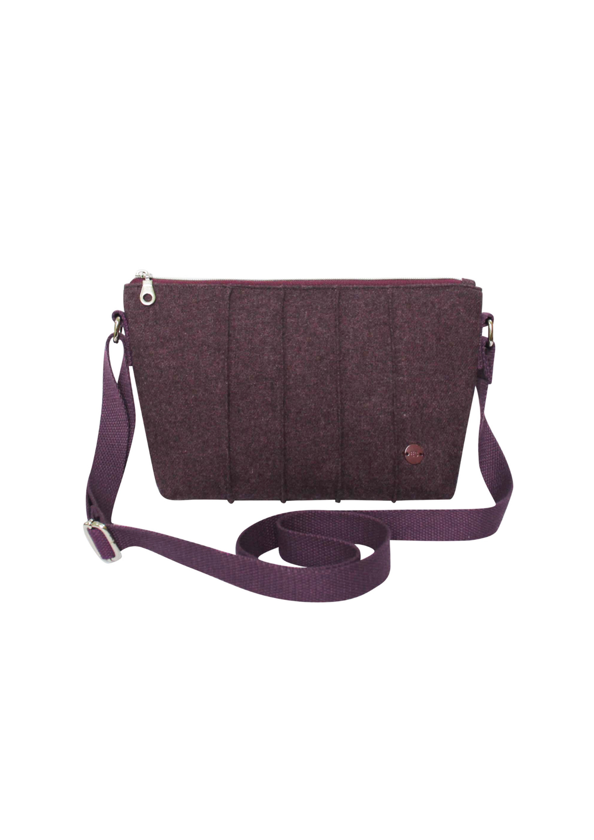 An image of the Earthsquared Plain Wool Willow Bag