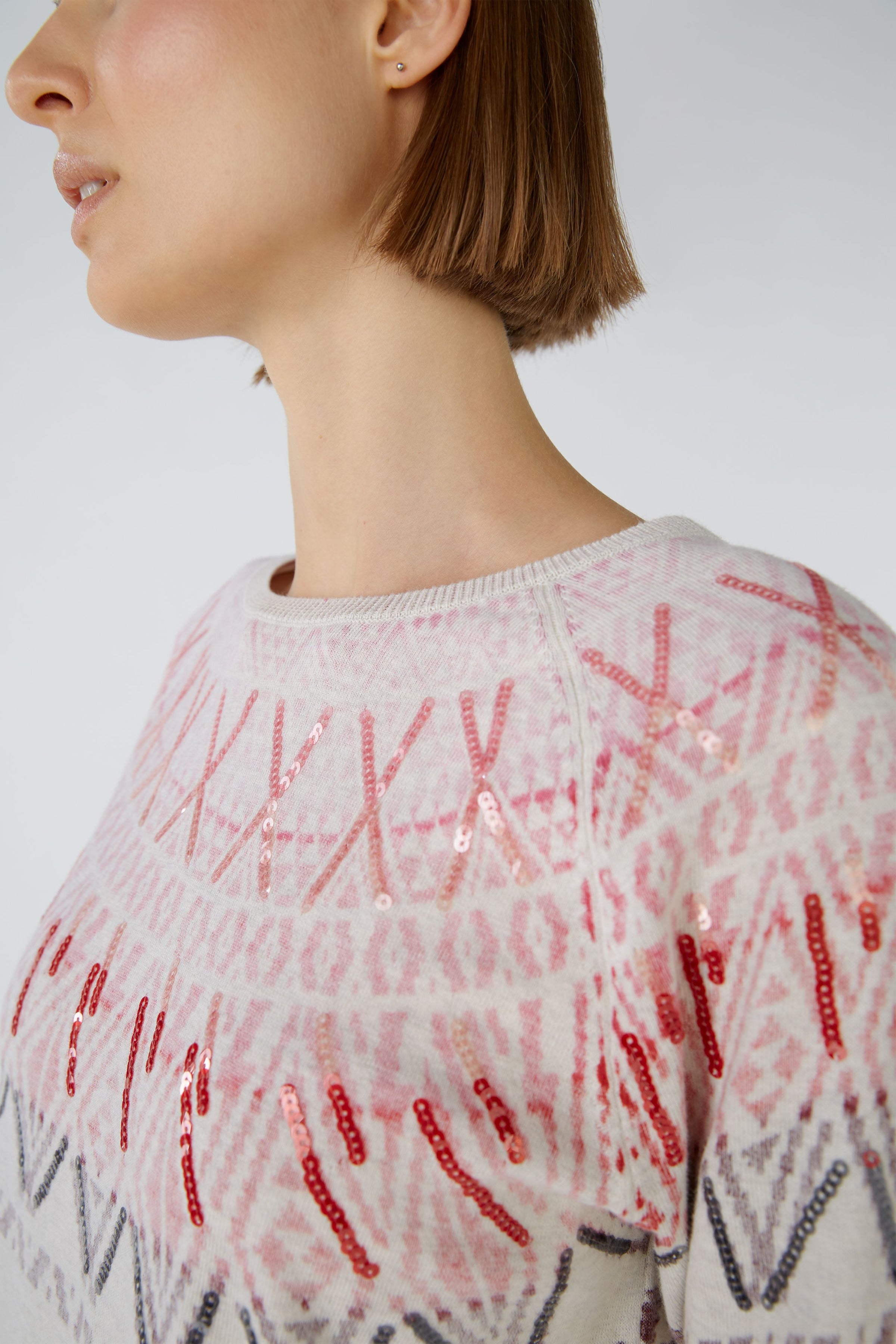 An image of the Oui Jumper - Sequin Fine Knit
