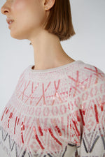 An image of the Oui Jumper - Sequin Fine Knit