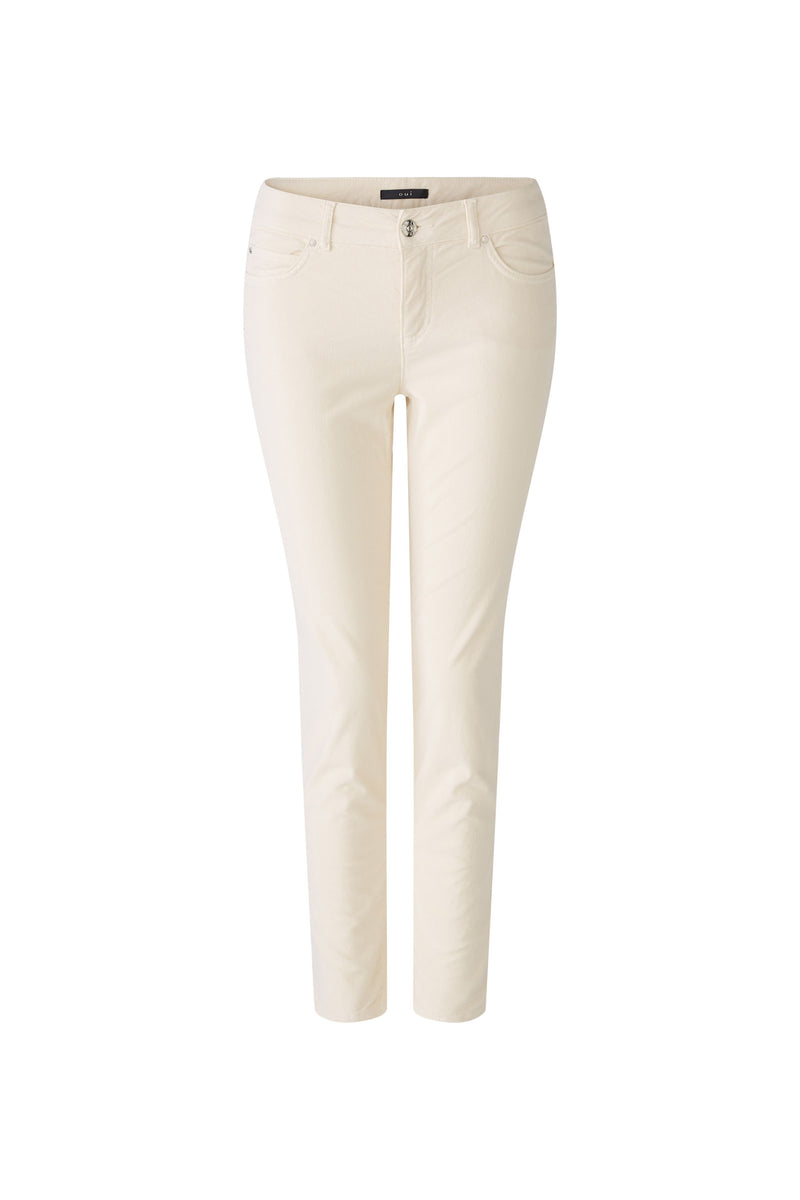 An image of the Oui Baxtor Cord Trousers Slim Fit