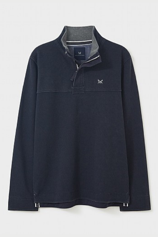 An image of the Crew Clothing Padstow Pique Sweatshirt