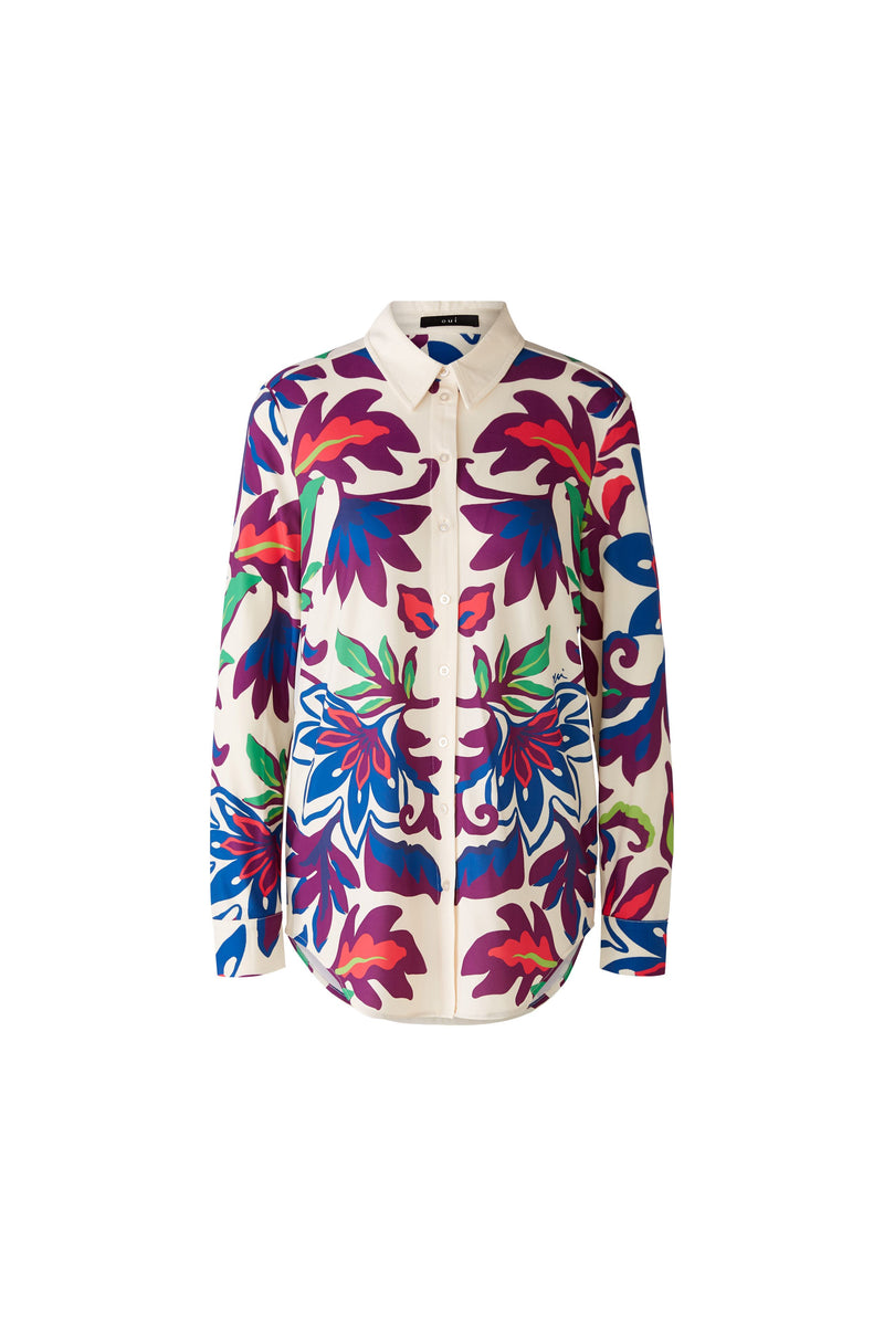 An image of the Oui Bold Floral Blouse