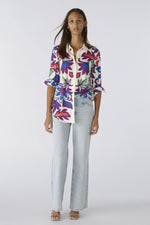 An image of the Oui Bold Floral Blouse