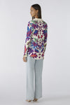 An image of the Oui Bold Floral Blouse