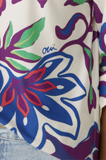 An image of the Oui Bold Floral Blouse