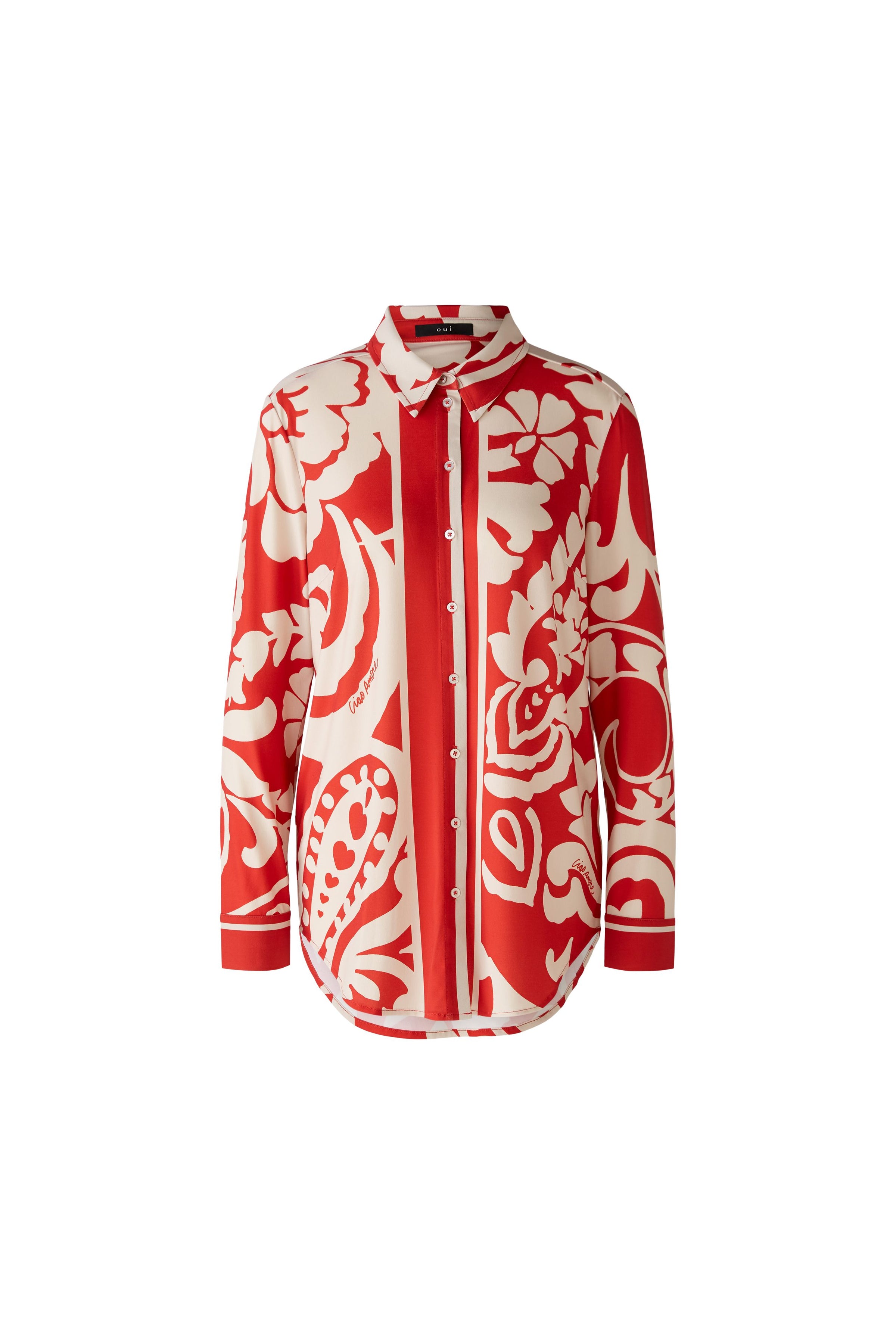 An image of the Oui Patterned Blouse