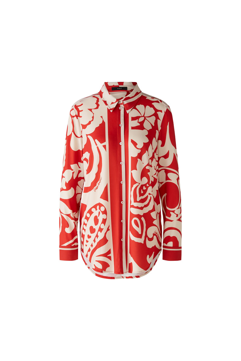 An image of the Oui Patterned Blouse