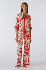 An image of the Oui Patterned Blouse