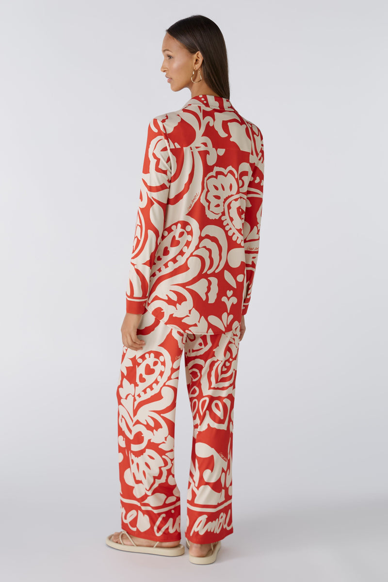 An image of the Oui Patterned Blouse