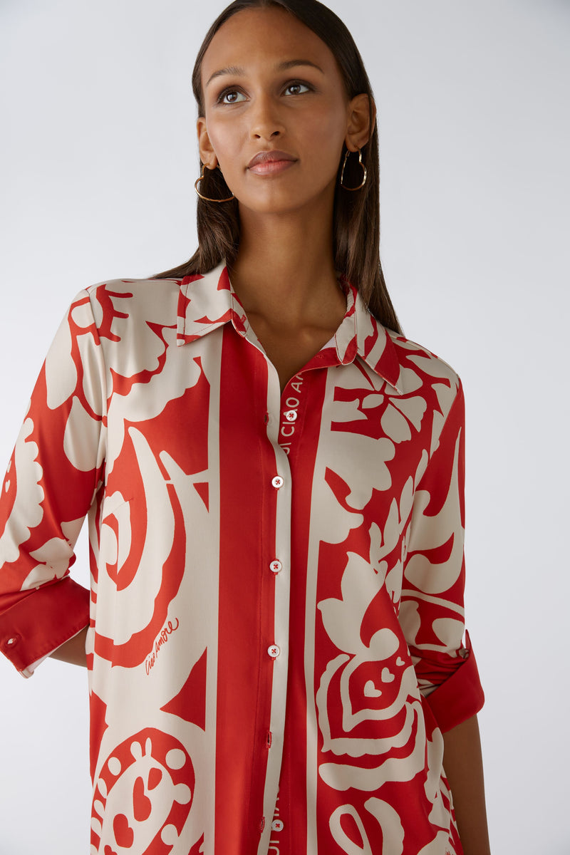 An image of the Oui Patterned Blouse