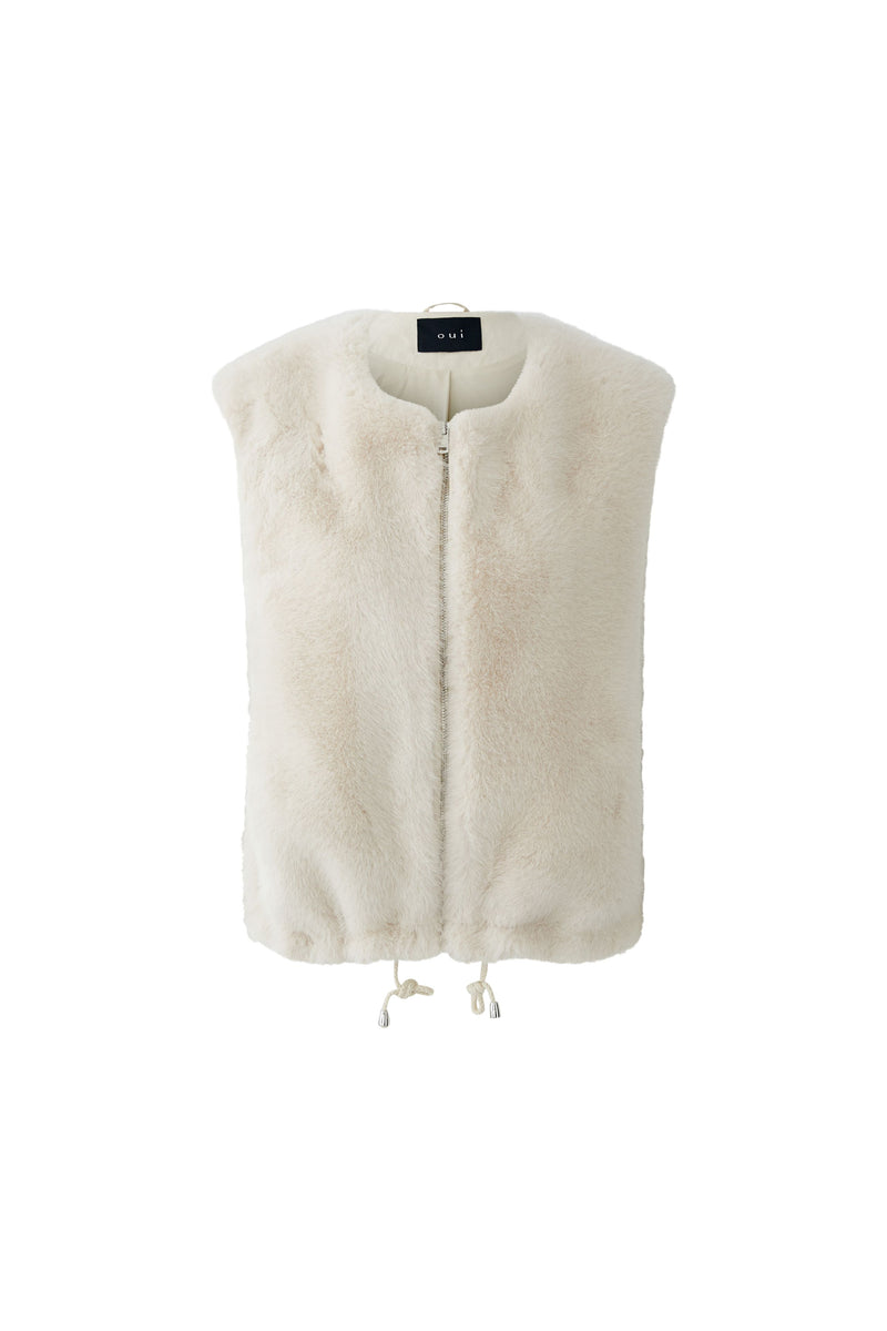 An image of the Oui Knitted Waistcoat