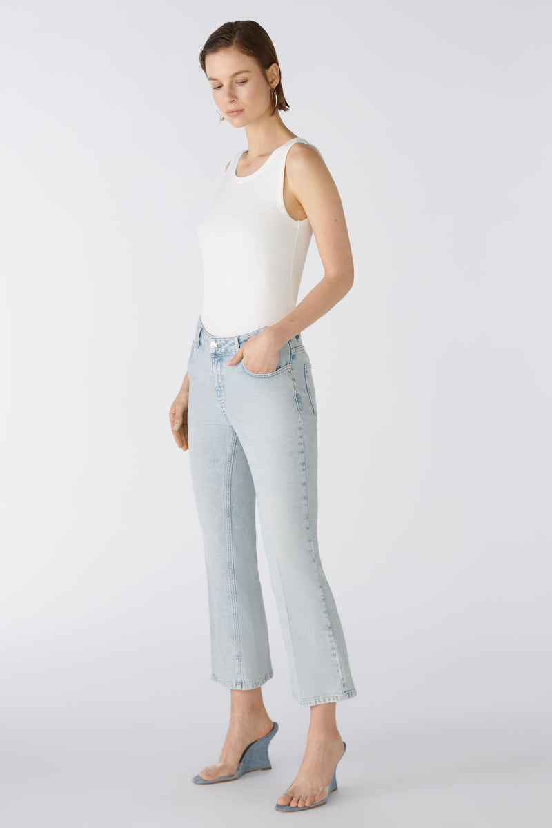 An image of the Oui Faded Look Jeans