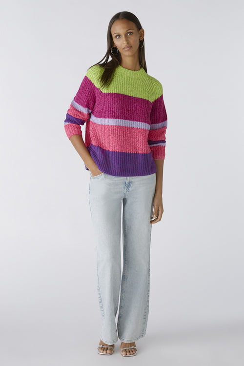 An image of the Oui Broad Stripes Jumper