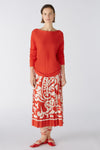 An image of the Oui Pleated Skirt