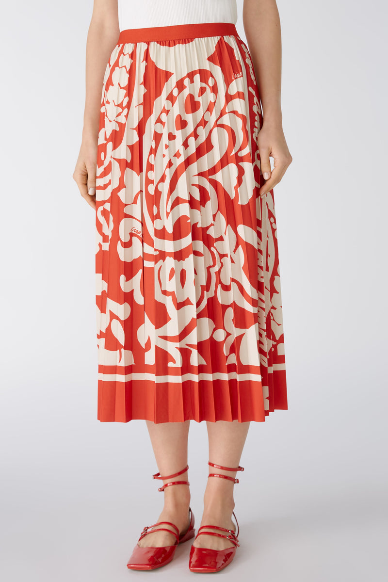 An image of the Oui Pleated Skirt