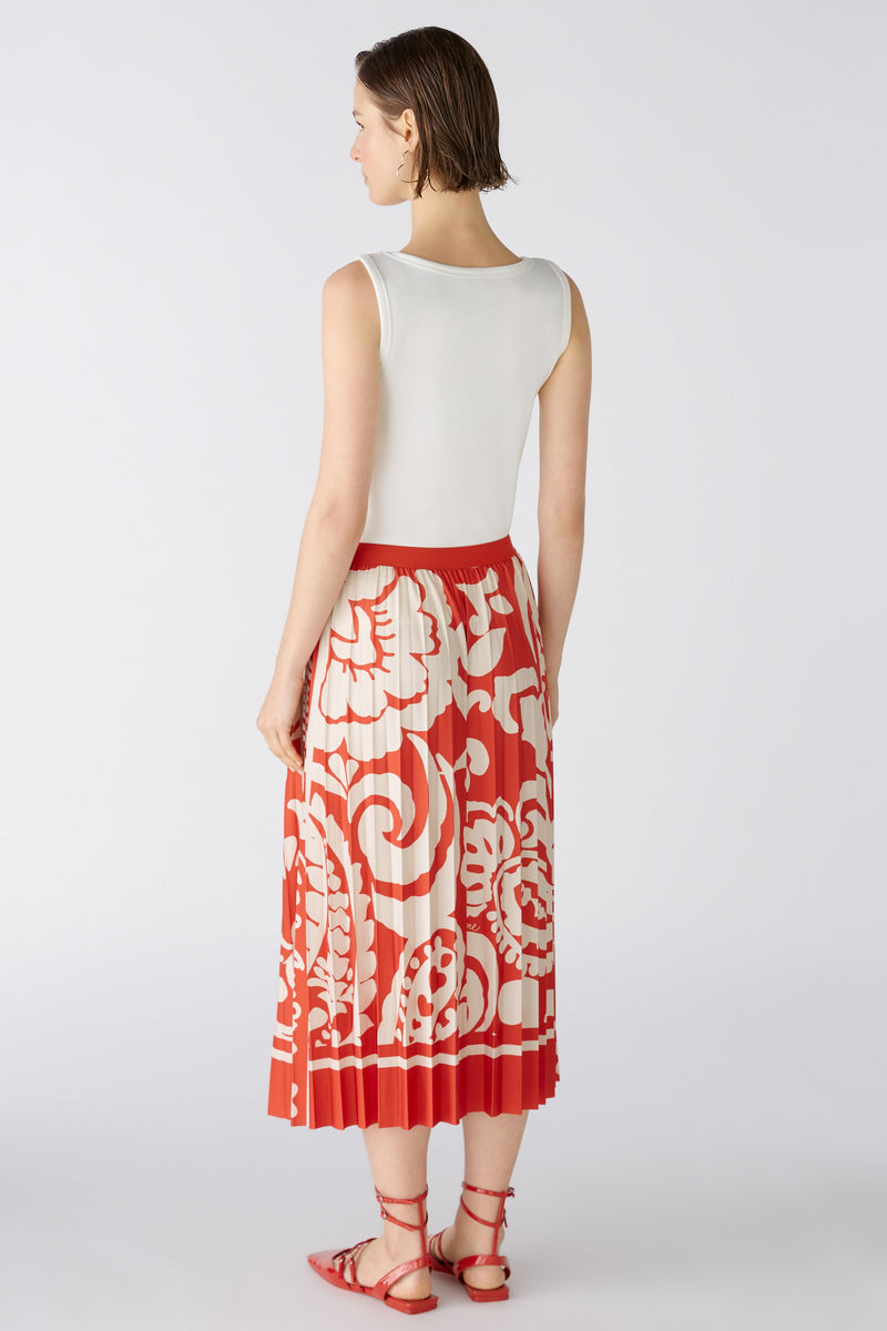 An image of the Oui Pleated Skirt