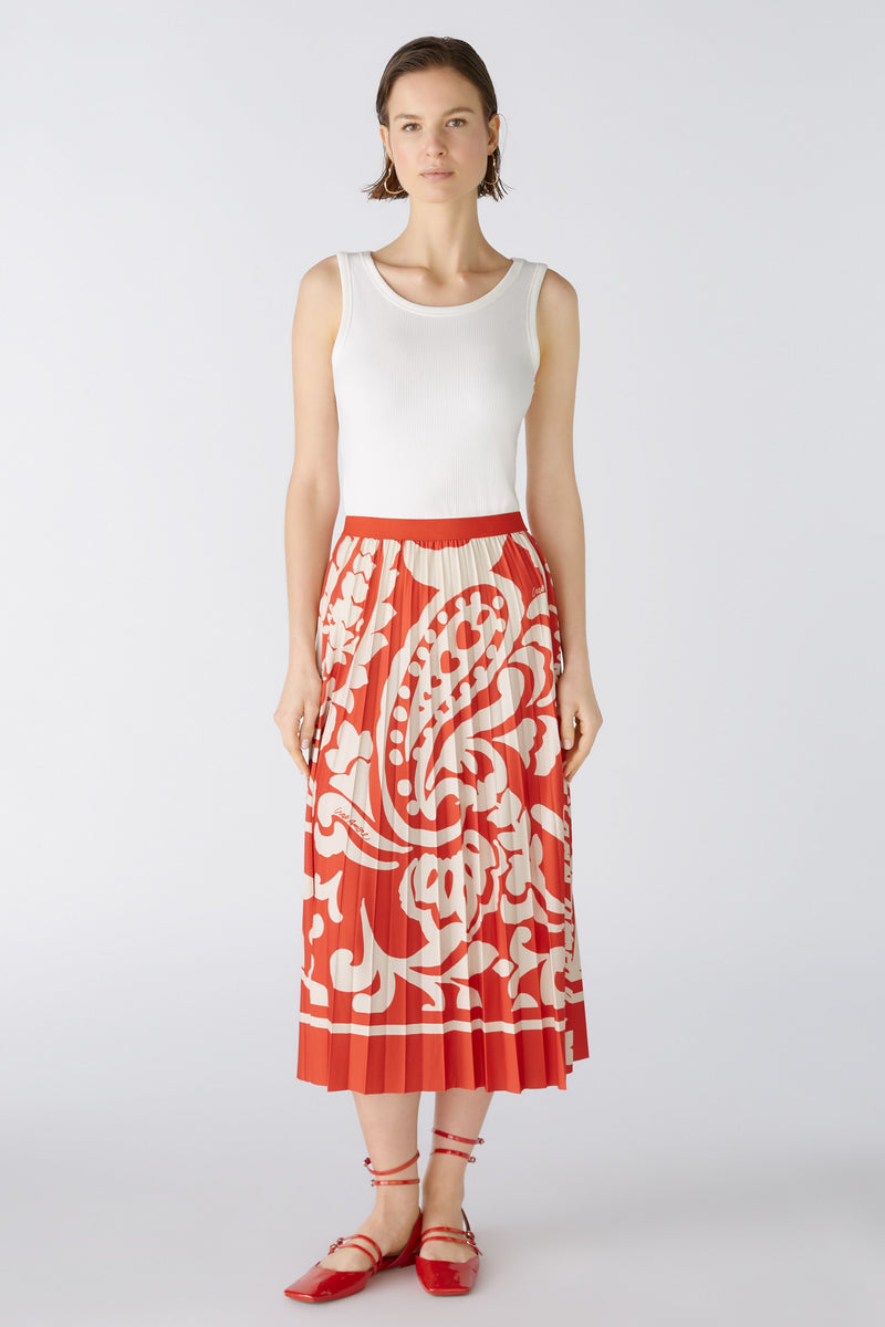 An image of the Oui Pleated Skirt