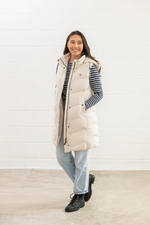 An image of the Lighthouse Savannah Ladies Long Gilet