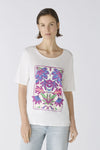 An image of the Oui Floral Motif T-Shirt