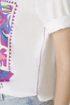 An image of the Oui Floral Motif T-Shirt