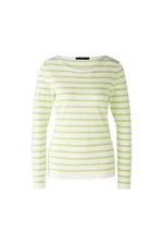 An image of the Oui Striped Long Sleeve Jumper