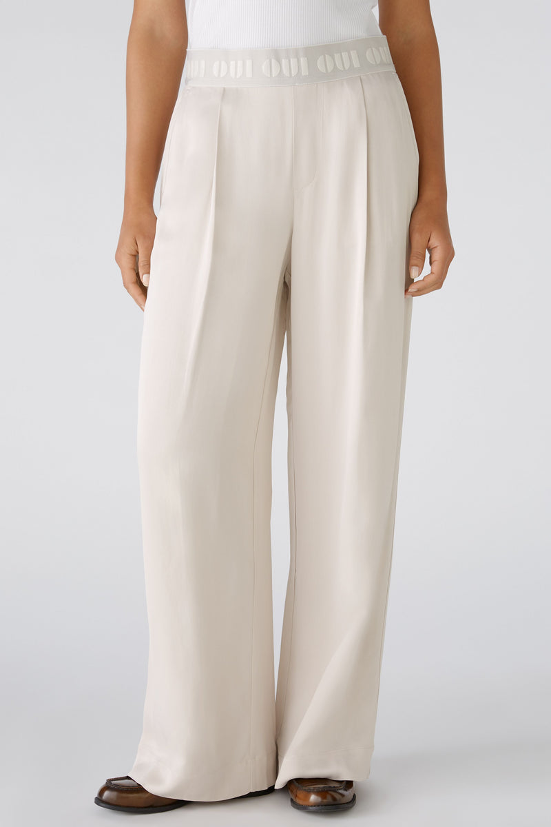 An image of the Oui Wide Leg Trousers