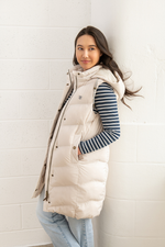 An image of the Lighthouse Savannah Ladies Long Gilet