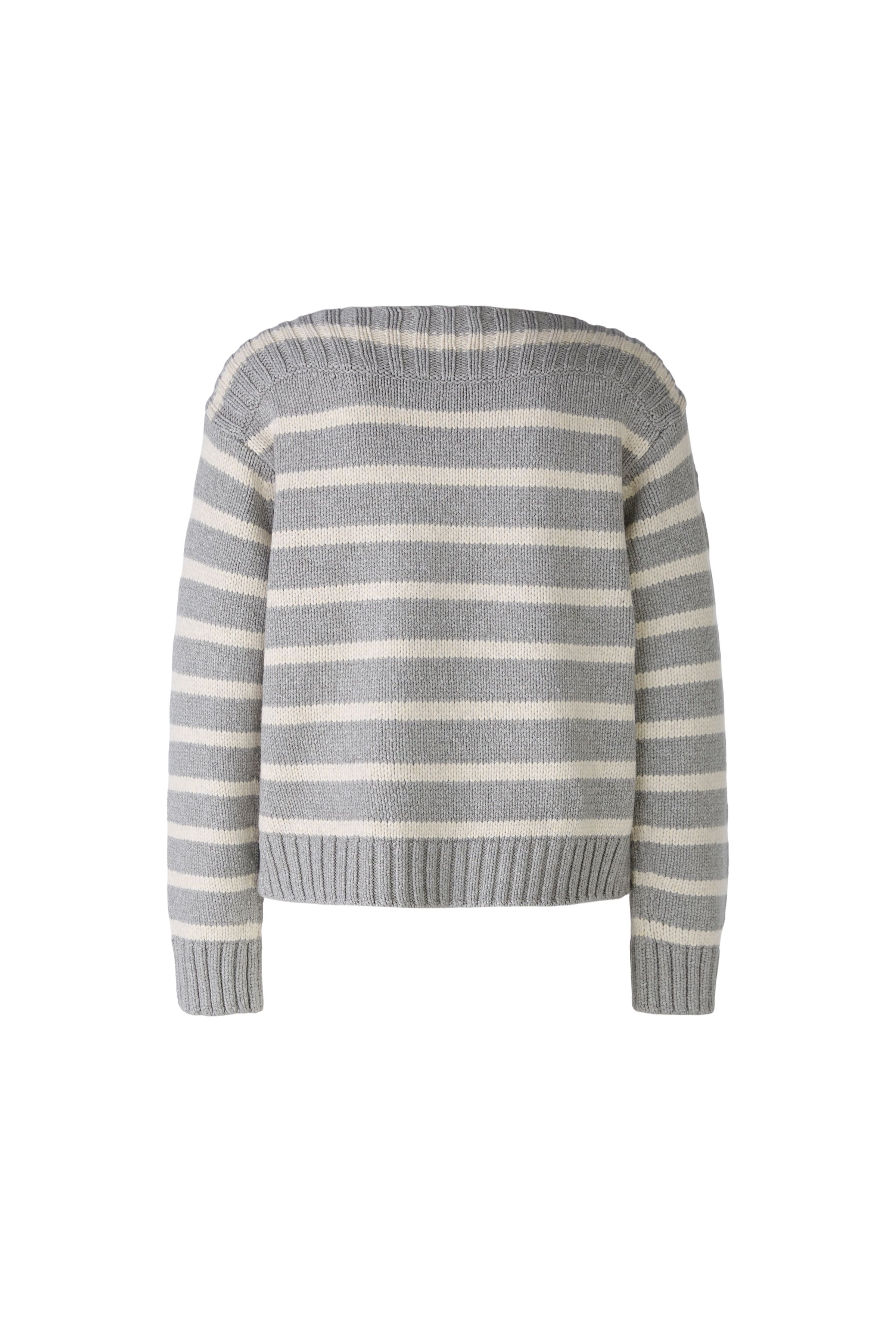 An image of the Oui Ribbed Striped Jumper
