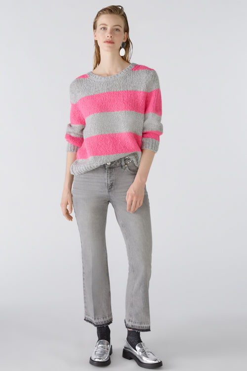 An image of the Oui Striped Jumper