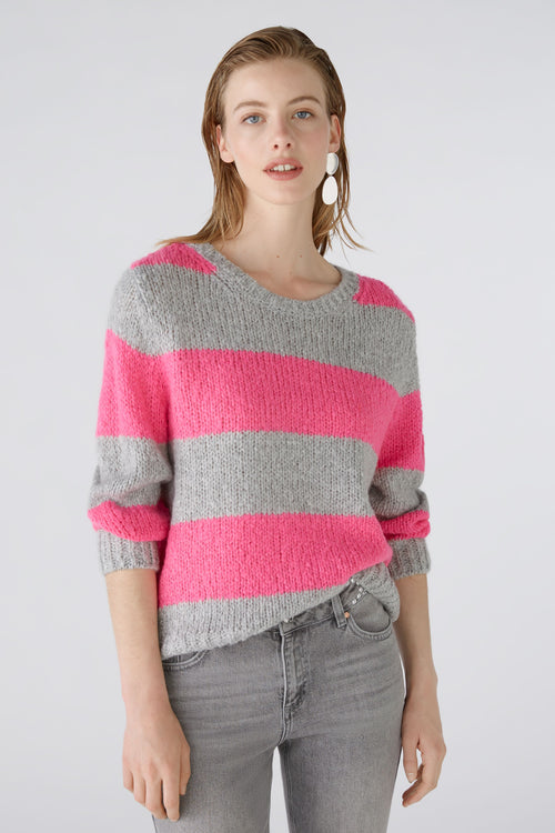 An image of the Oui Striped Jumper