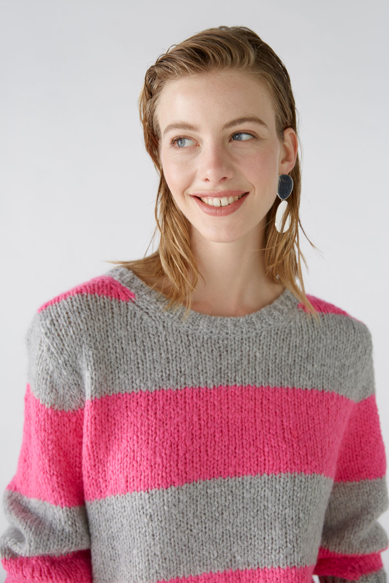 An image of the Oui Striped Jumper