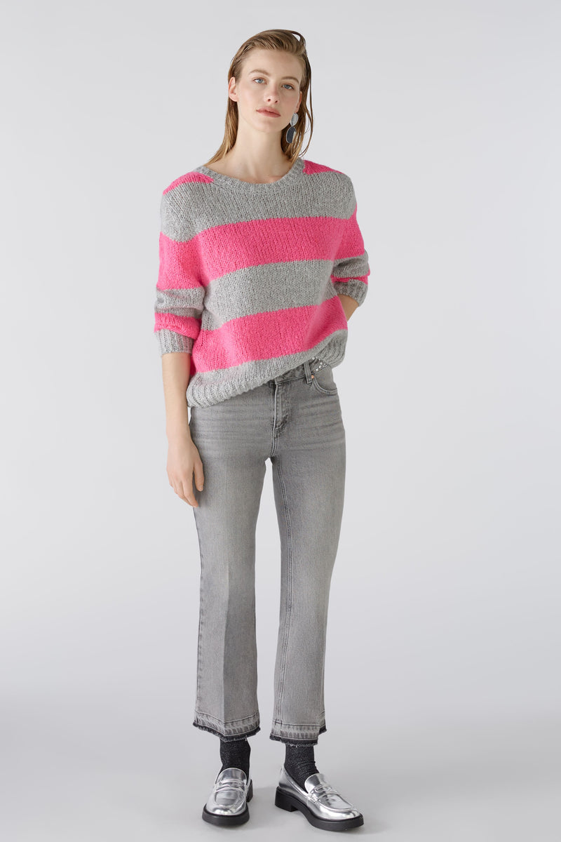 An image of the Oui Striped Jumper